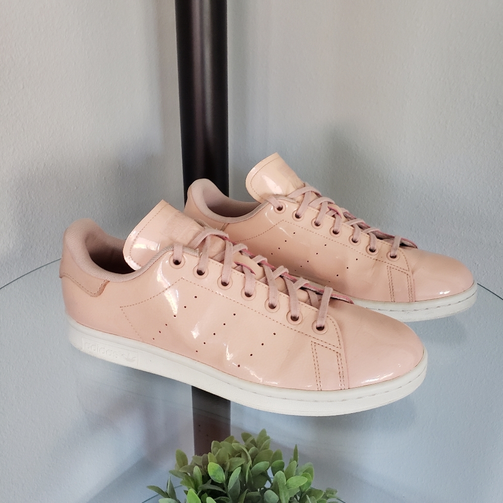 Adidas Stan Smith womens Pink shoes size 9.5 low top sneakers